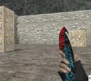 Модель ножа HD «Gut Knife - Calligraffiti» для CS 1.6
