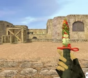 Модель ножа HD «M9 Bayonet - Xmas» для CS 1.6