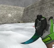 Модель ножа HD «Karambit - Gamma Doppler Phase 3» для CS 1.6