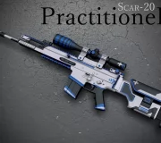 Модель SG 550 «Scar-20 - PractitionerX» для CS 1.6