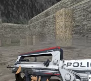 Модель HD Famas «Police» с анимацией осмотра для CS 1.6