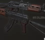 Модель AK-47 «AKS-74U» для CS 1.6