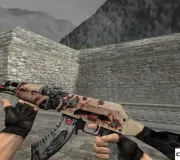 Модель HD AK-47 «Payback» с анимацией осмотра для CS 1.6