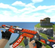 Модель HD AK-47 «Bloodsport» с анимацией осмотра для CS 1.6