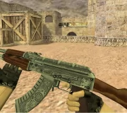 Модель HD AK-47 «Cartel» с анимацией осмотра для CS 1.6