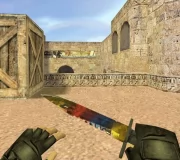 Модель ножа HD «M9 Bayonet - Marble Fade» для CS 1.6