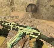 Модель HD AK-47 «Вулкан» с анимацией осмотра для CS 1.6