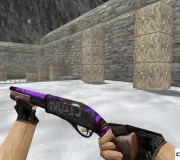 Модель HD Sawed-Off «Purple Maniac» для CS 1.6