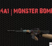 Модель M4A1 «Monster Bomb» для CS 1.6