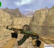 Модель AK-47 «Soviet Rust» с анимацией осмотра для CS 1.6
