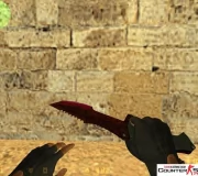 Модель ножа «Охотничий нож - Кровавая паутина» для CS 1.6